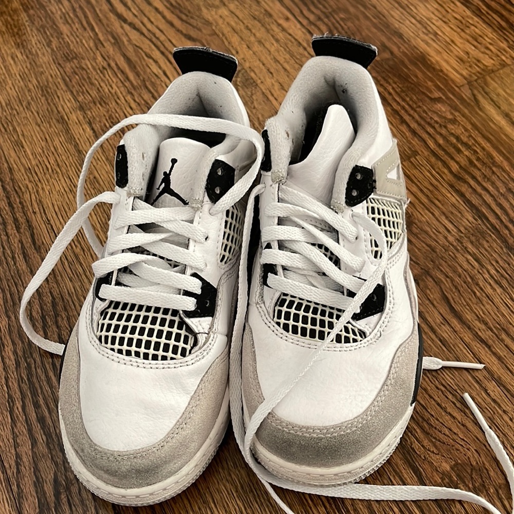Jordan’s size 12 white gray and black used